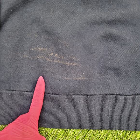 Vintage 80s No-Problem Sweatshirt Women Large 22x24 Baggy USA - Picture 4 of 15